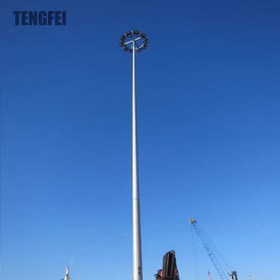 Double-Arm Galvanized Conical/Octagonal Aluminum/Stainless Steel/Metal Solar Road/Street Lighting/Light Pole with Factory Price