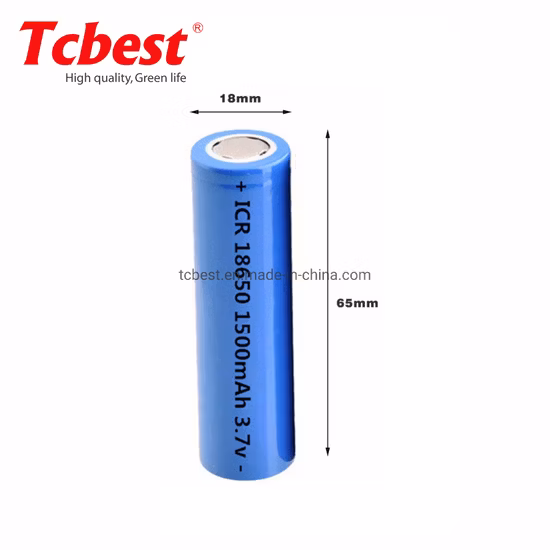 Factory/Manufacturer Directly Supply CB/Kc/MSDS/Un38.3 3.7V 18650 1500mAh 2600mAh Rechargeable Li-ion Lithium Batteries for Power 5 Years Warranty