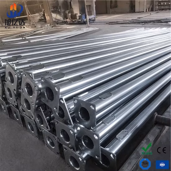 Rust Proof Corrosion Resistant HDG Q235 Light Pole Post for Street Garden Square 3m to 12m